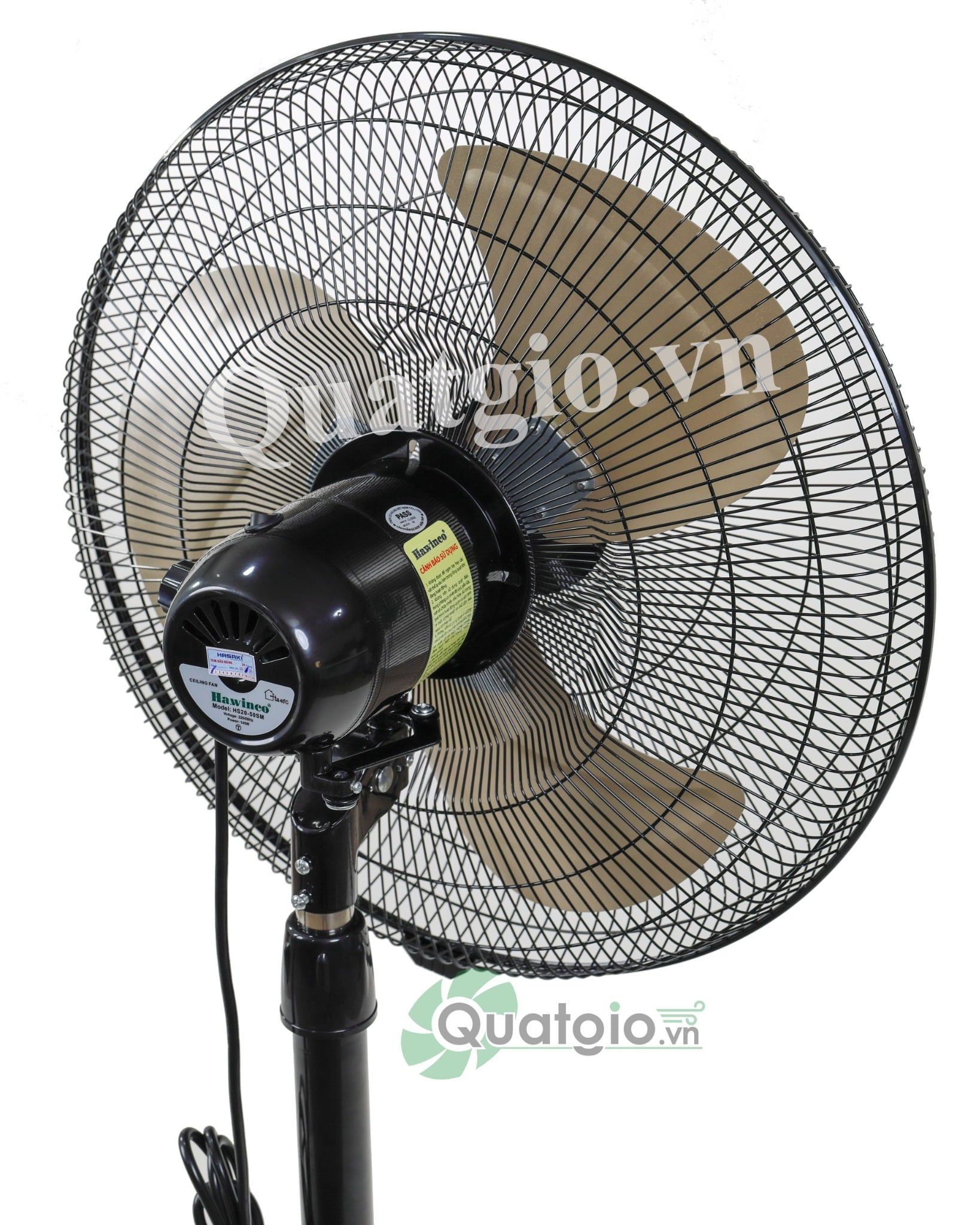 [Hỏa tốc] Quạt đứng Hawin20 HS20-45SM ( cánh vàng ) / HS20-45 ( cánh trắng ) - 125w