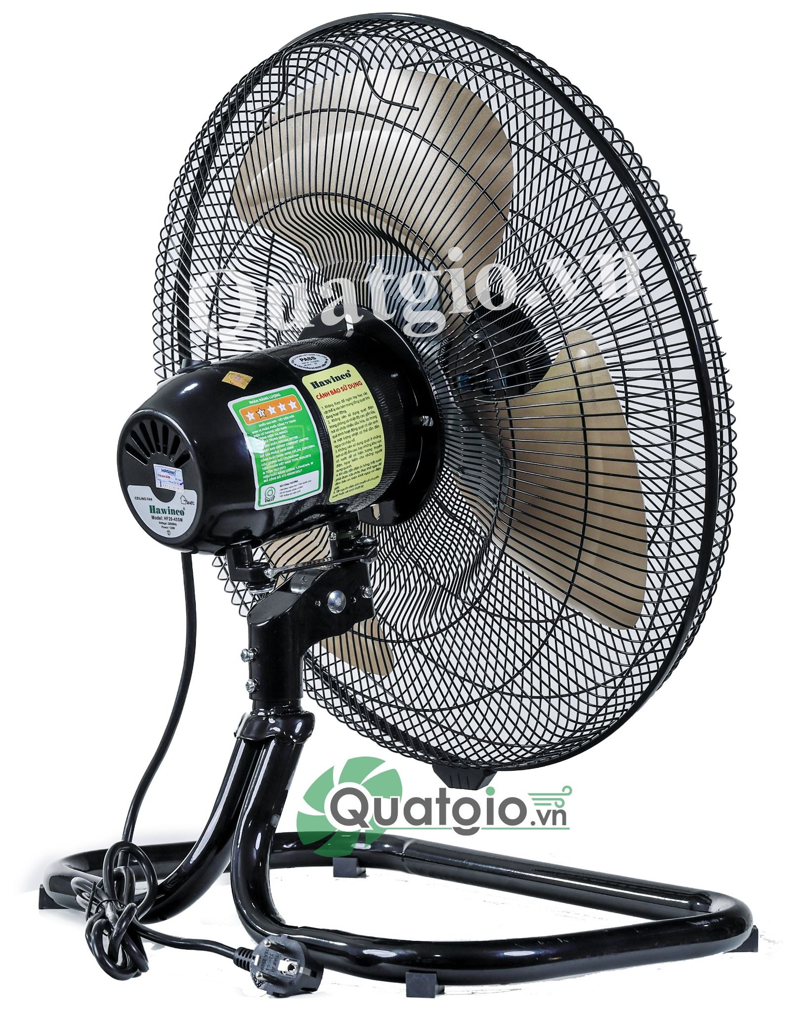 [Hỏa tốc] Quạt sàn Hawin20 HF20-45SM - 125w (Trắng/Đen)
