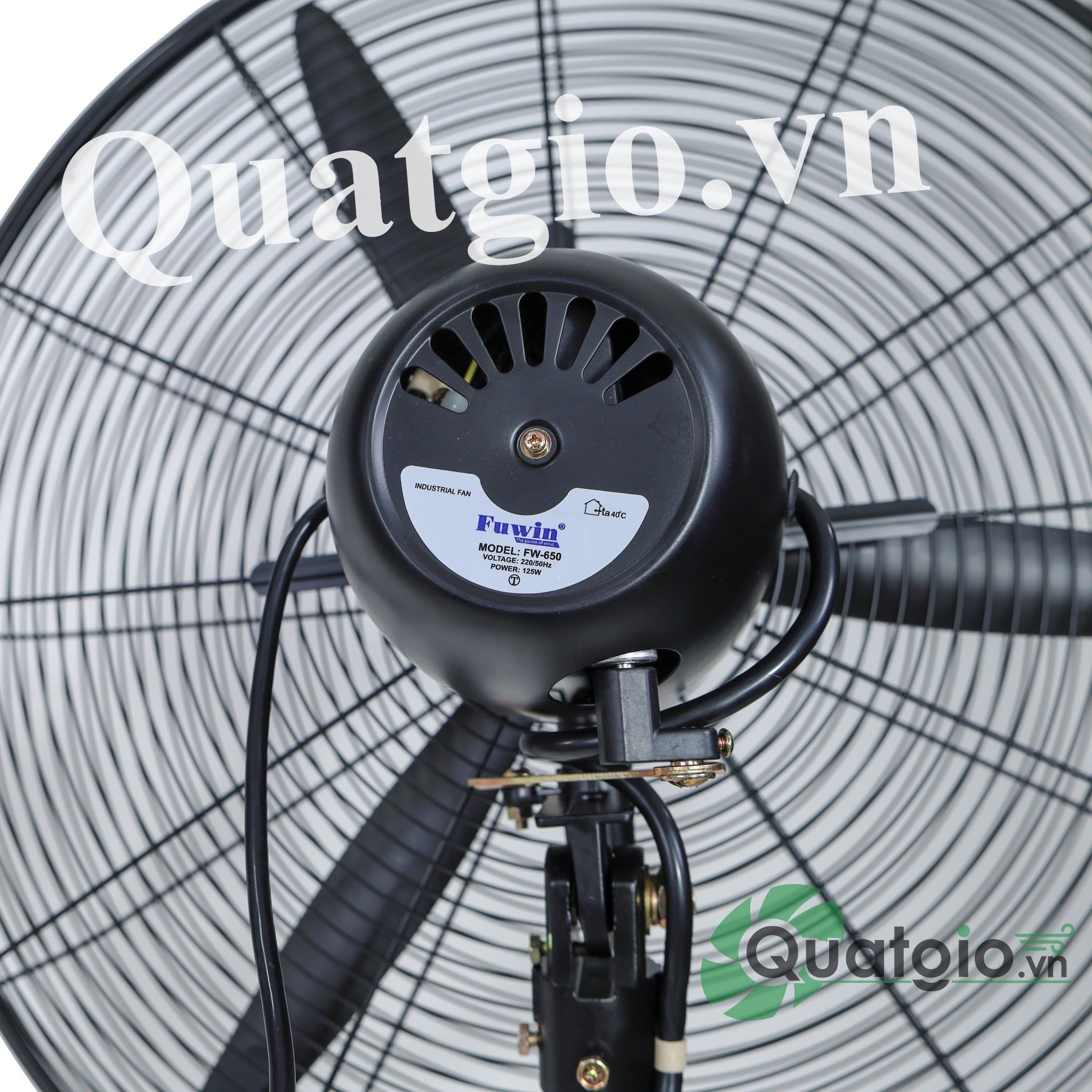 Quạt treo công nghiệp Fuwin FW-650 công suất 125W - có hộp số