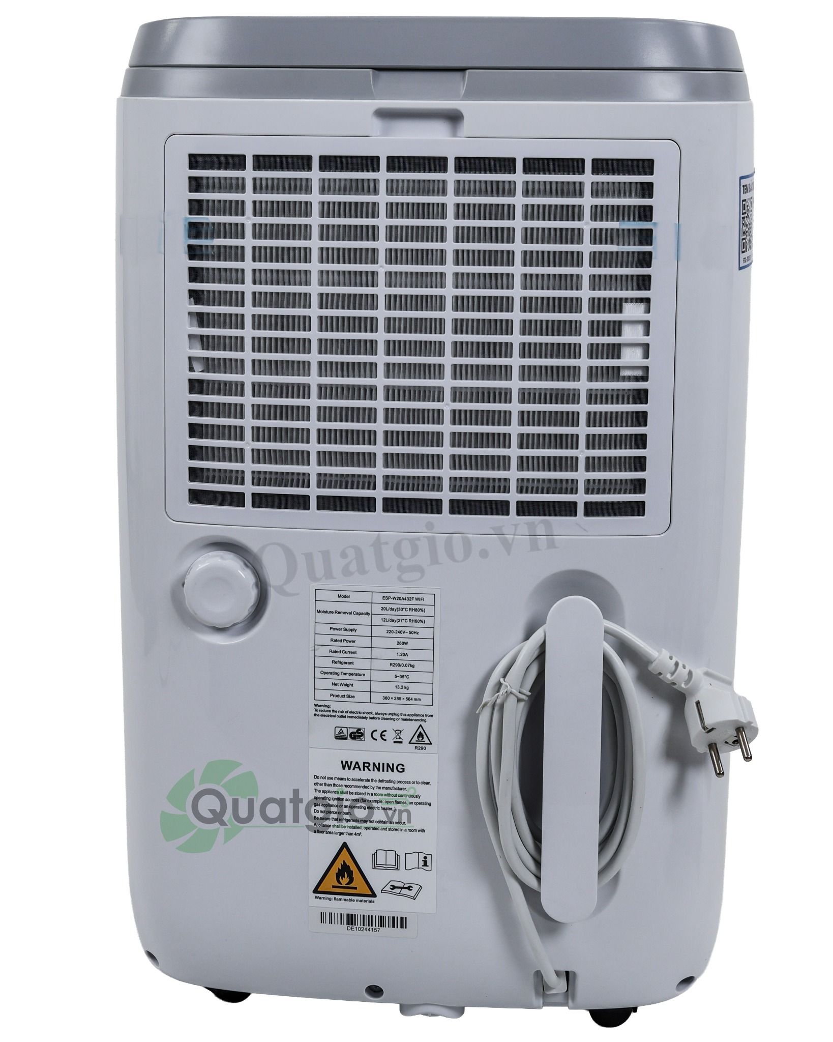 Máy hút ẩm không khí Espark ESP-W20A432F - 20 lít