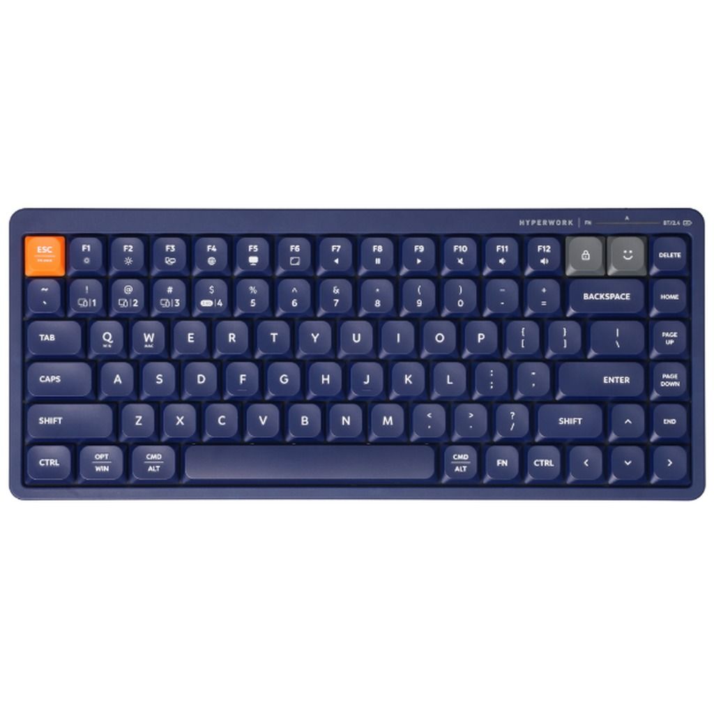 Bàn Phím Không Dây HyperWork SilentKey Mini HPW-TS01M (Đen/Trắng/Xanh)