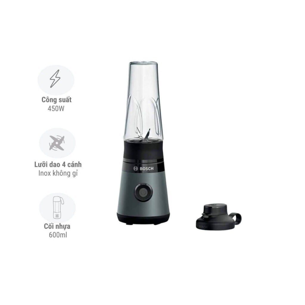 Máy xay sinh tố mini Bosch MMB2111S 450W cối 600ml