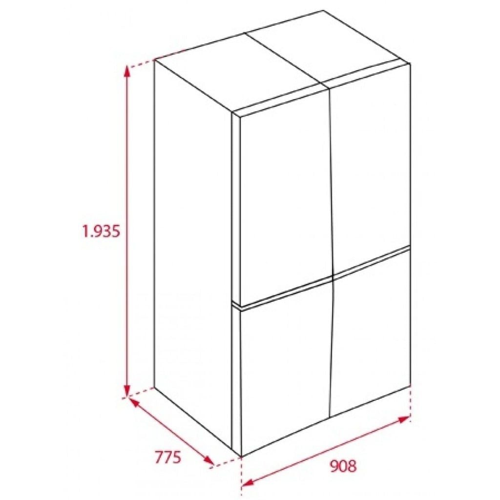 Tủ lạnh side by side 4 cửa Teka RMF 77920 EU SS