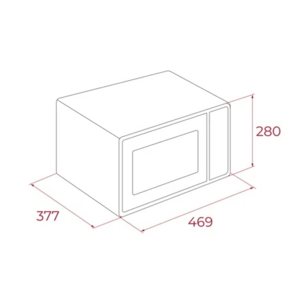 Lò Vi Sóng Điện Tử Có Nướng Teka MWE FS25 G BK