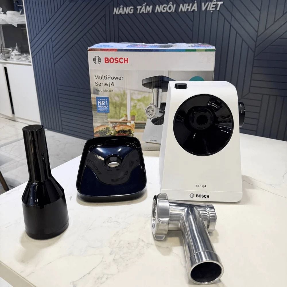 Máy xay thịt bán chuyên nghiệp Bosch MFWS420W công suất tối đa 1900W