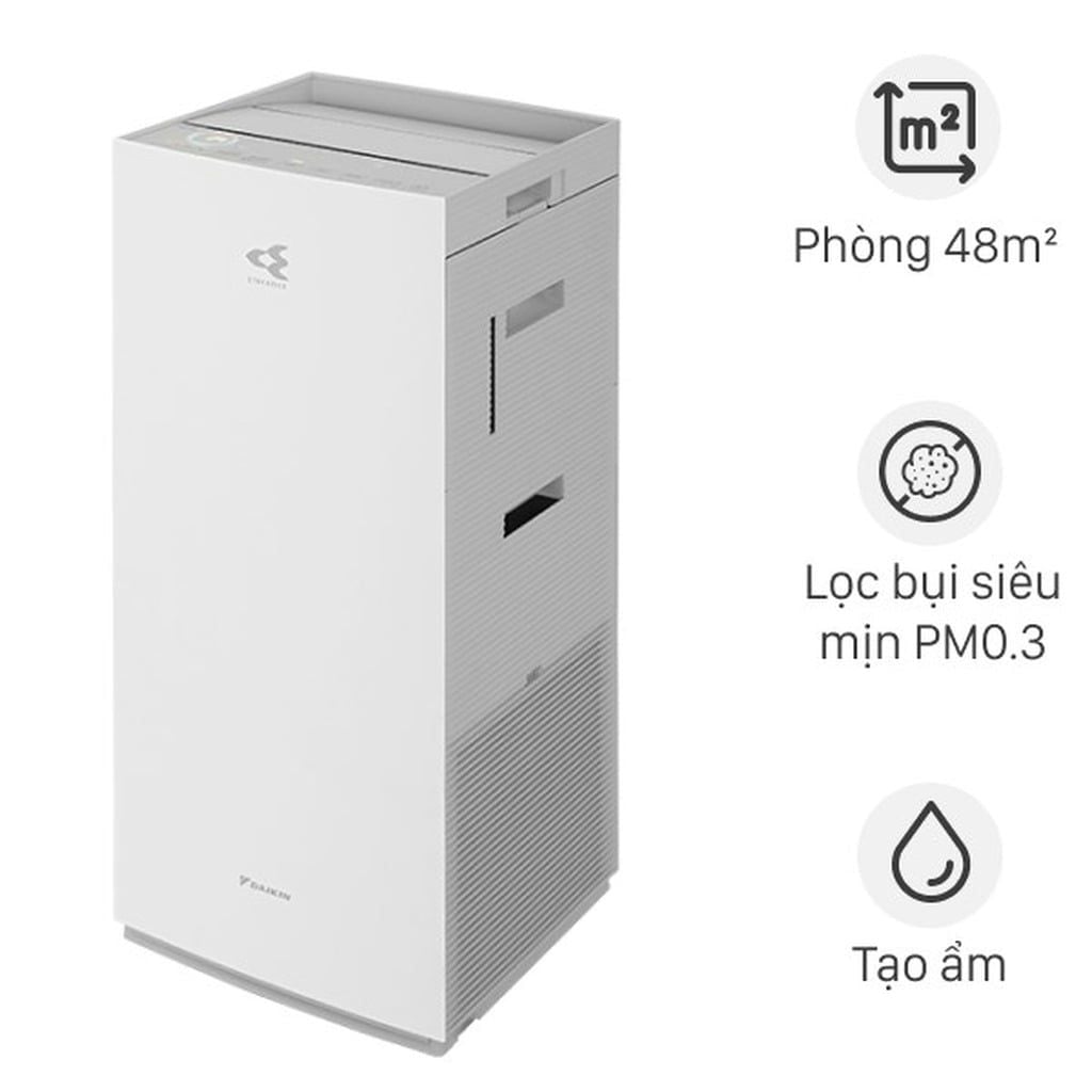 Máy lọc không khí tạo ẩm Daikin MCK70ZVM7-W