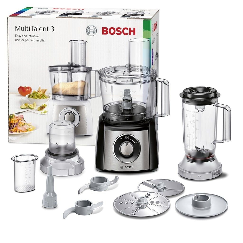 Máy xay đa năng Bosch MCM3501M MultiTalent 3 công suất 800W kèm 3 cối