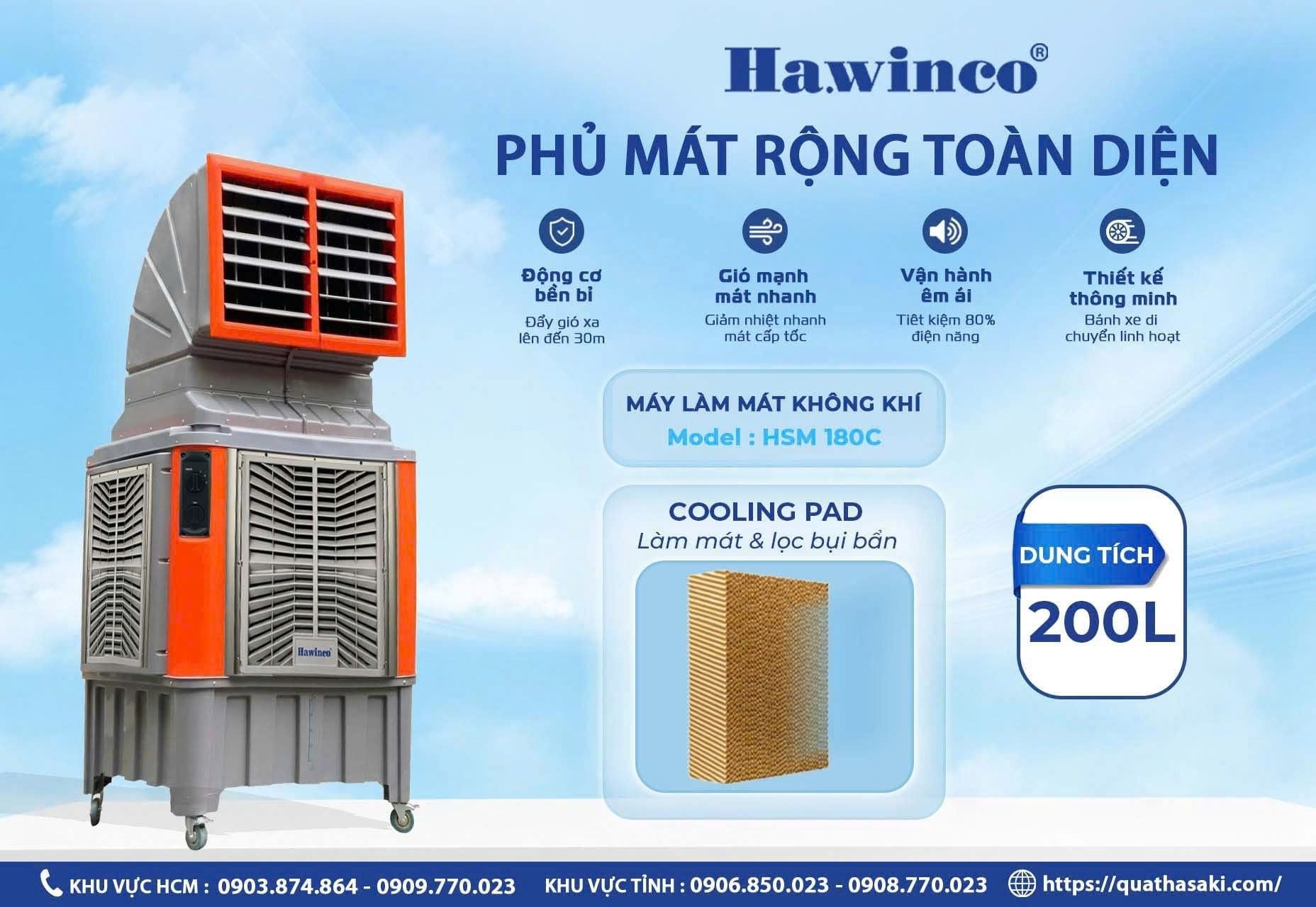 Quạt Điều Hòa Hawinco HSM 180C