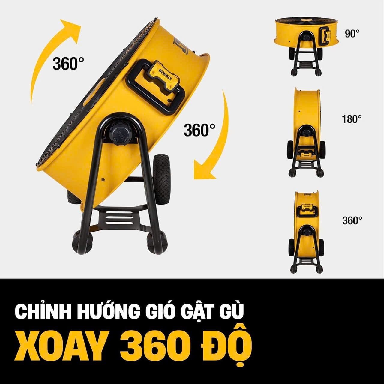 Quạt Sàn Công Nghiệp 24inch DeWALT DXF2410-SEA