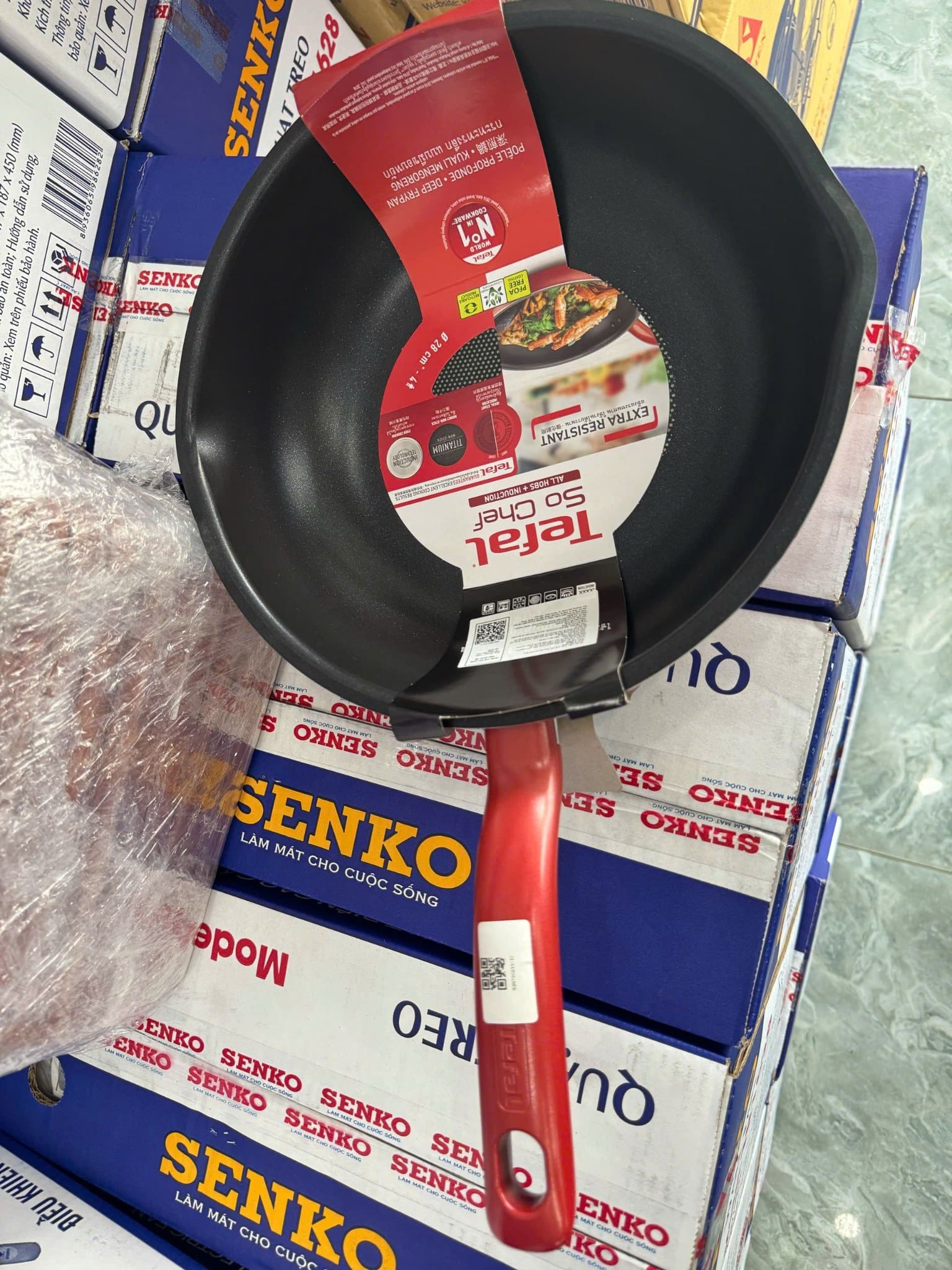 Chảo chiên Tefal So Chef 24cm Nông G1358495 / 24cm Sâu G1358496 / 28cm Nông G1358695 / 28cm Sâu G1358696