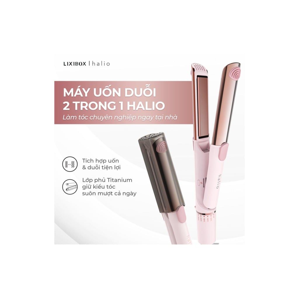 Máy tạo kiểu Halio 2 in 1 Airplus Hair Styler