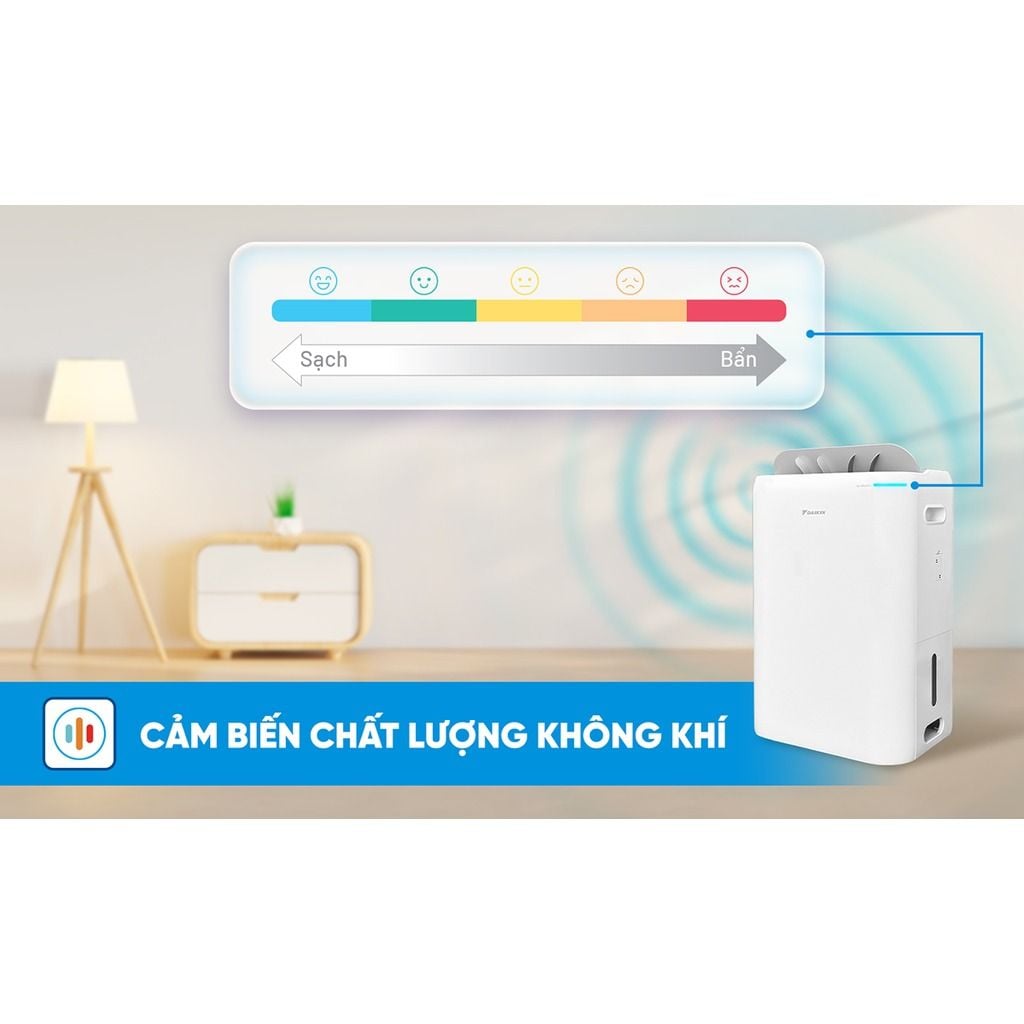 Máy Hút Ẩm Kết Hợp Lọc Không Khí Daikin JPF12AV2
