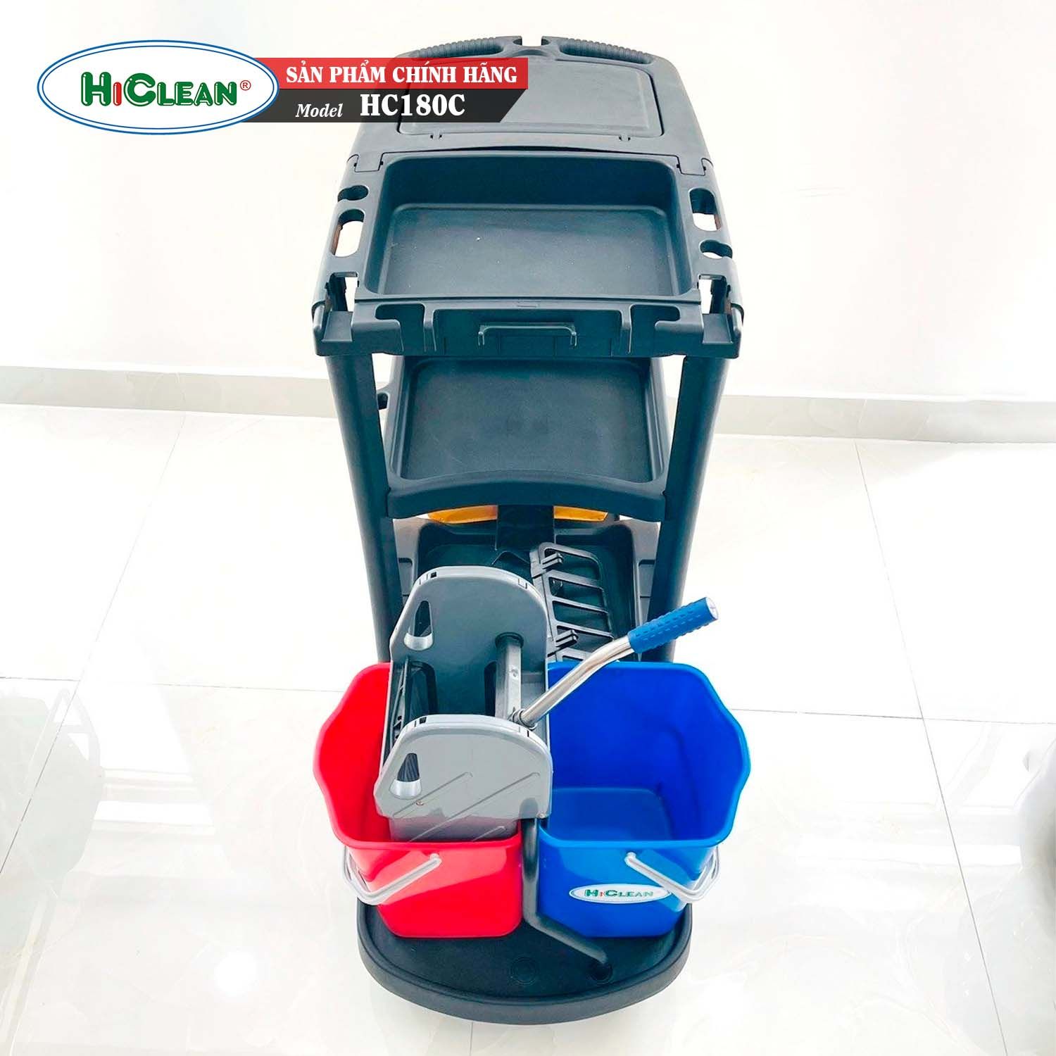 Xe đẩy làm vệ sinh phòng Hiclean. Model: HC180C