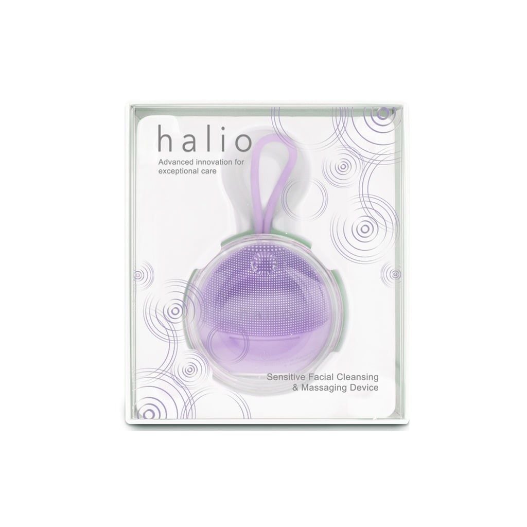 Máy rửa mặt Halio Sensitive Facial Cleansing & Massaging Device (Hồng Phấn/Tím)