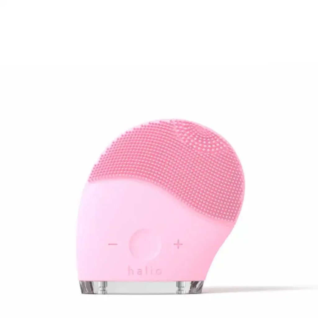 Máy rửa mặt và massage Halio Facial Cleansing & Massaging Device (Hồng Phấn/Xám/Đỏ Hồng)