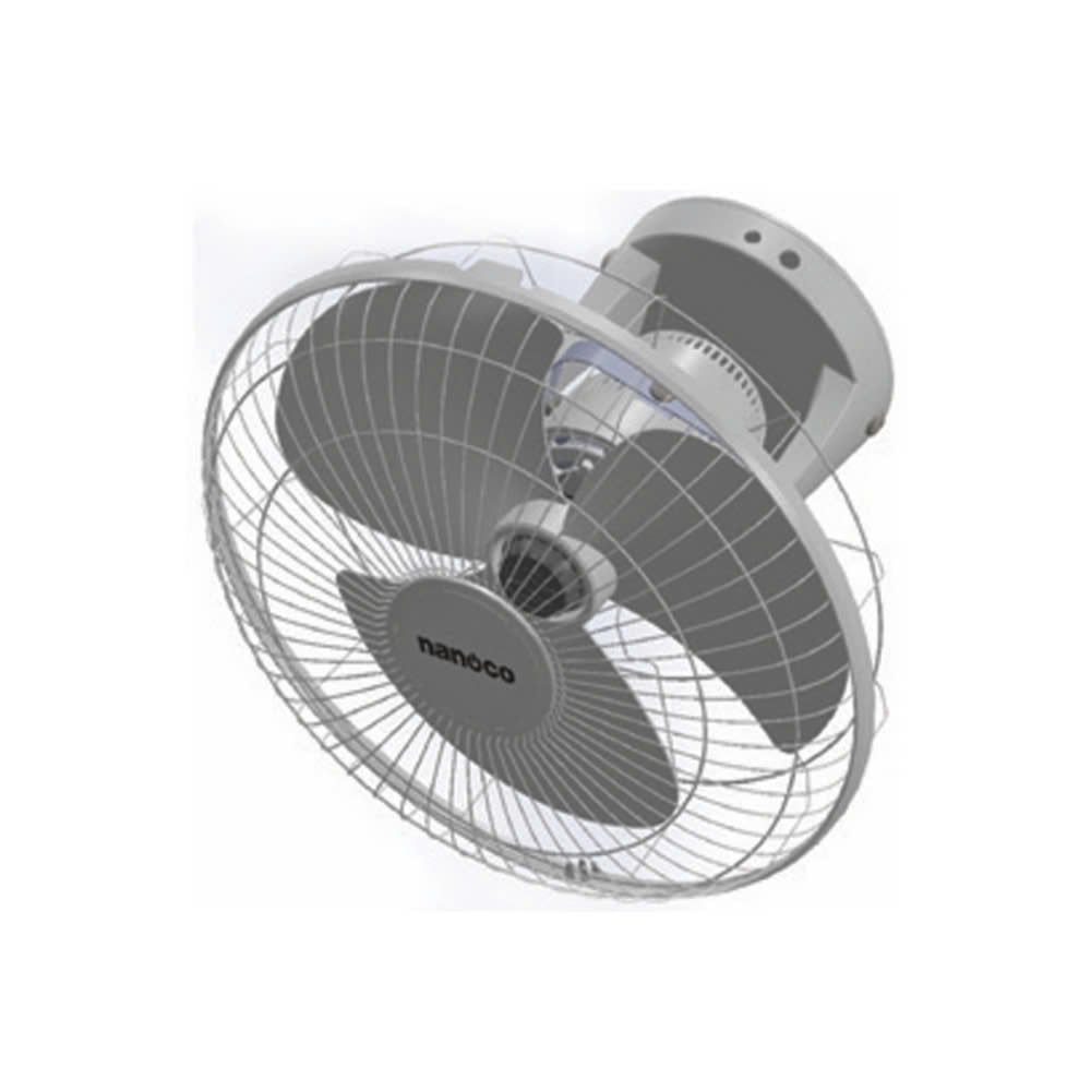 Quạt Đảo Có remote Nanoco NOF1651RC (GR-màu ghi/BE-màu be)