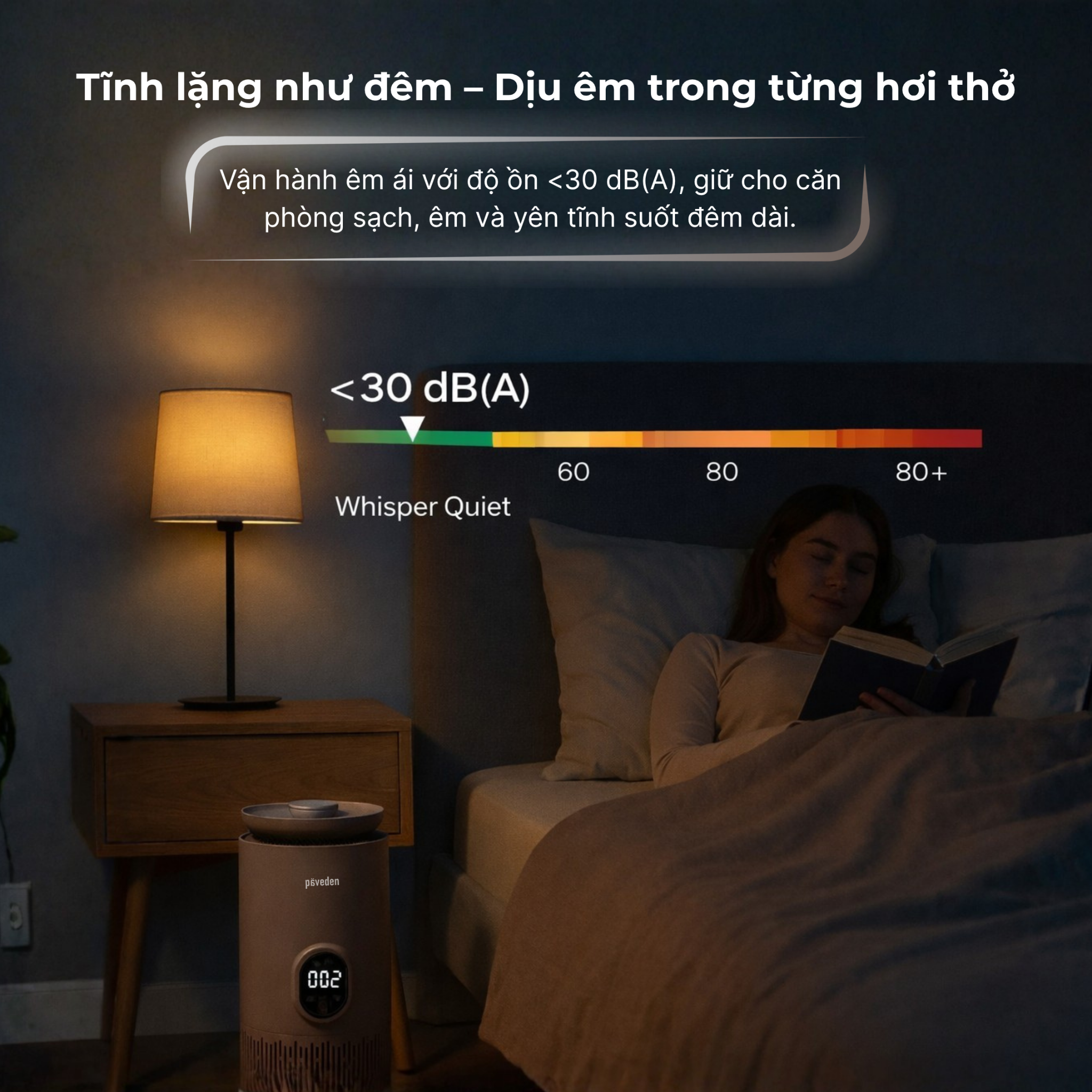 Máy lọc không khí tạo ẩm Paveden PAP-HF316T
