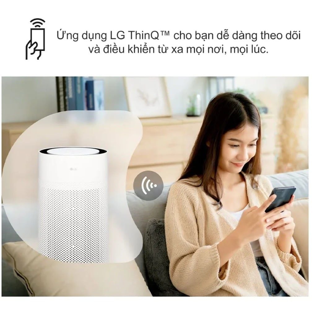Máy lọc không khí LG PuriCare Aero Hit màu trắng AS35GGW10.ABAE