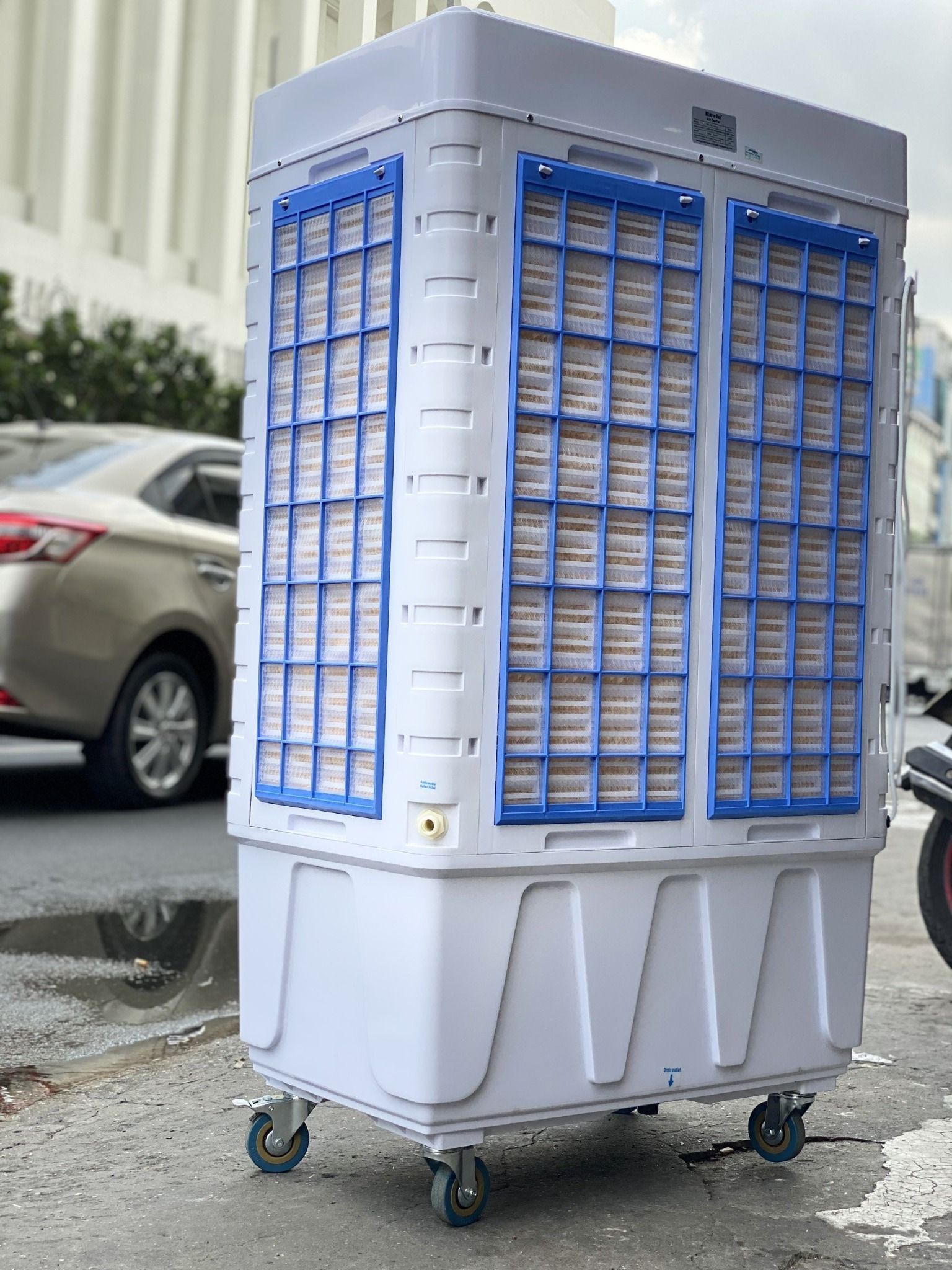 Quạt làm mát hơi nước điều hòa Hawin HSN120 - 500w - Cơ - 90L