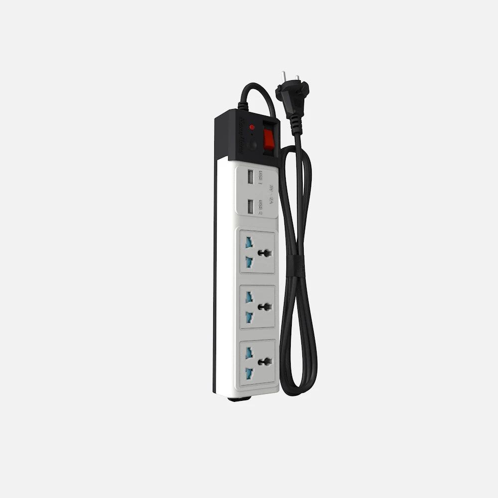Ổ cắm đa năng USB chống giật Rạng Đông OC04.USB dây 3m 10A