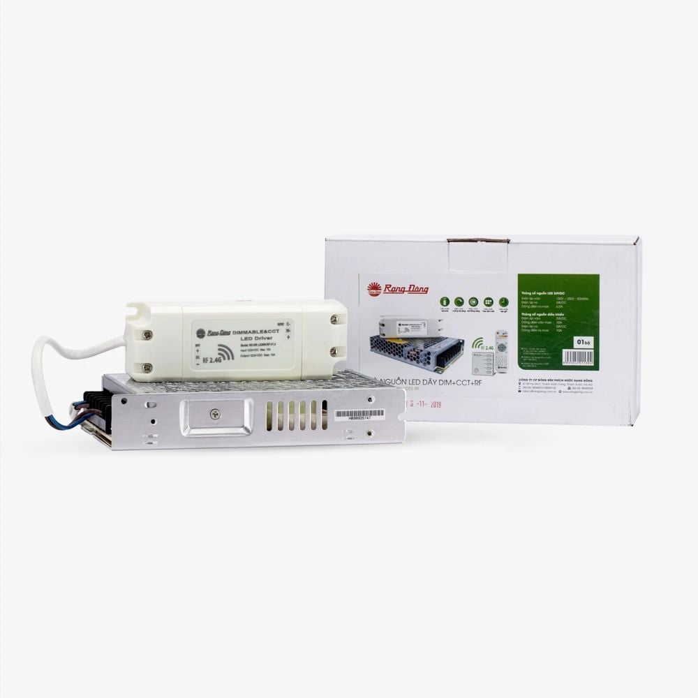 Bộ nguồn cho đèn LED dây 220V Rạng Đông RD-BN LD01.RF