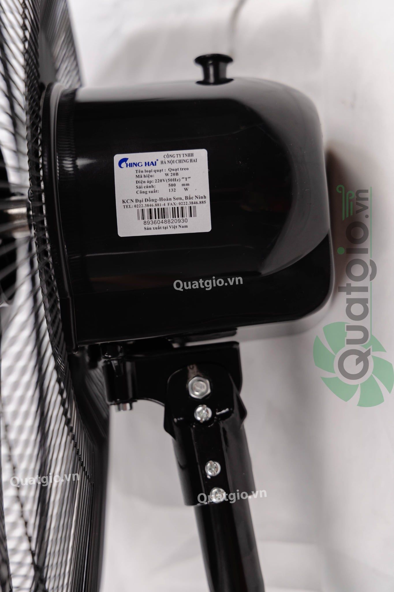QUẠT TREO CÔNG NGHIỆP CHINGHAI W20B SẢI CÁNH 50CM-132W