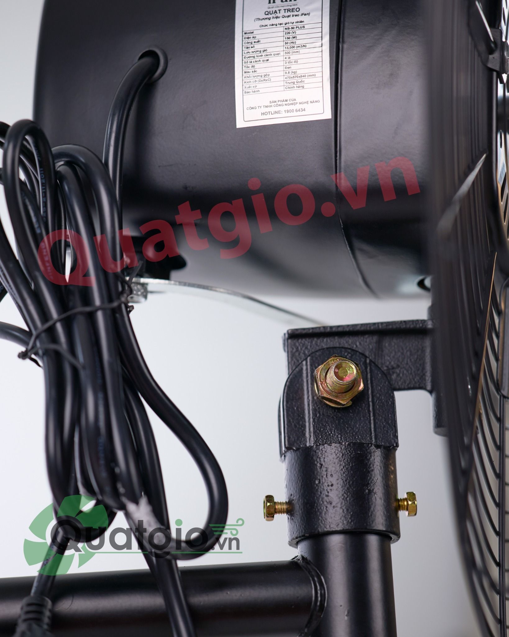 Quạt treo công nghiệp iFan NB-50-PLUS - có Hộp số - 150W