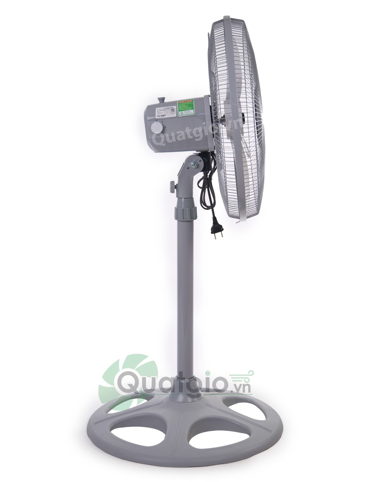 Quạt đứng Bán Công Nghiệp Asia - Đen cam VY589890 / Xám VY589790 - 45cm - 80W