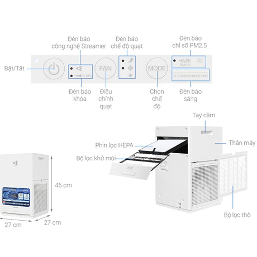 Máy lọc không khí Daikin MC30YVM7
