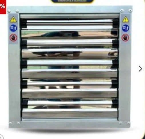 Quạt thông gió công nghiệp Omysu BMF500 - 220V (Vỏ tôn kẽm, cánh Inox, chớp inox)