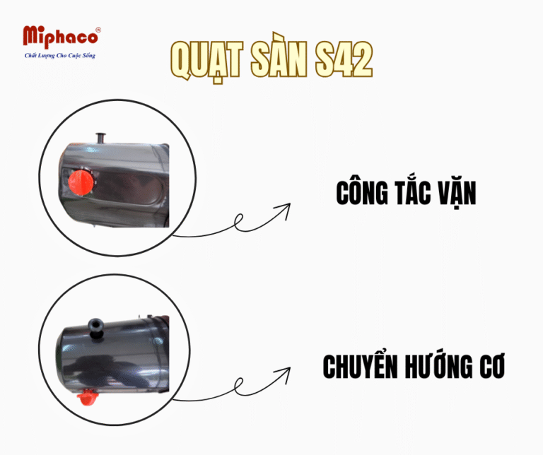 Quạt sàn Miphaco S42 - 68W