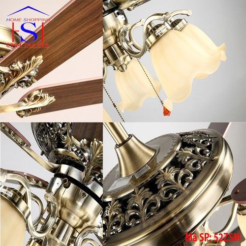 Quạt trần đèn 52ZSM-516 - 1320mm