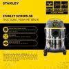 Máy hút bụi gia dụng 3 chức năng Khô/ướt/thổi Stanley SL19305-5B