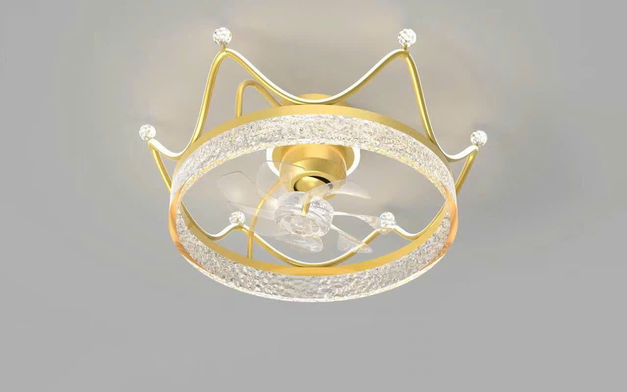 Quạt trần đèn ốp trần Thịnh Hoa W2310