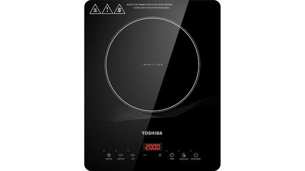 Bếp từ đơn Toshiba IC-20R1SV Có hoa văn / IC-20R2SV Không hoa văn (Tặng nồi lẩu)