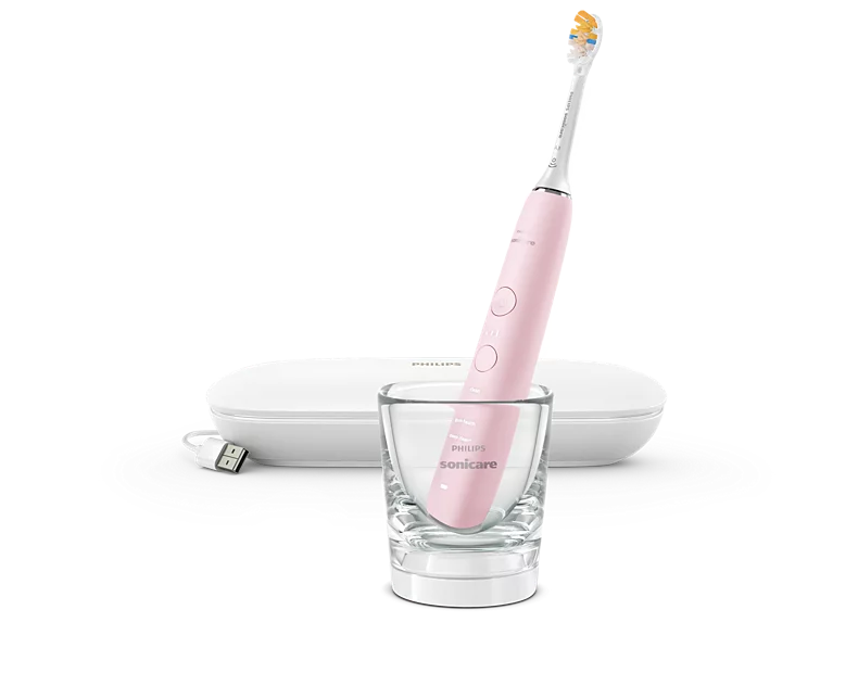 Bàn chải đánh răng điện Philips Sonicare DiamondClean HX9914/75 (Trắng) - HX9914/76 (Hồng)