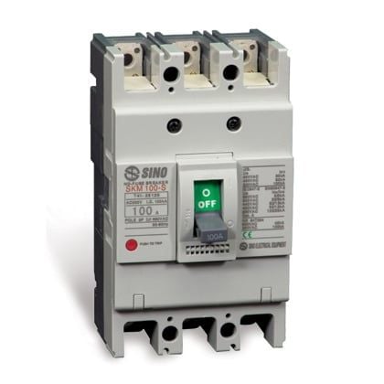 Cầu dao tự động dạng khối MCCB 3P 30A 18kA Sino SBE63b/30
