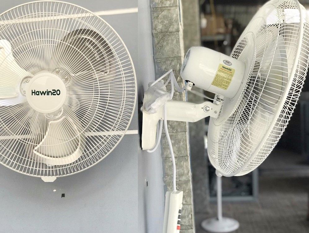 [Hỏa tốc] Quạt treo công nghiệp Hawin20 HW20-50SM - 160w ( cánh vàng )