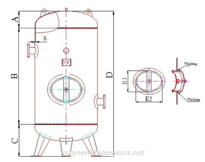 BÌNH TÍCH KHÍ 1000L PEGASUS