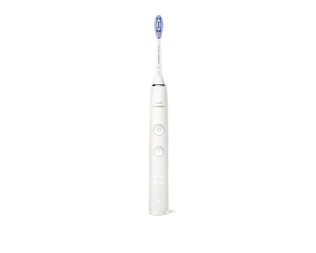 Bàn Chải Điện Philips Sonicare DiamondClean HX9911/73 (Trắng) & HX9911/74 (Gradient Thạch Anh Tím)