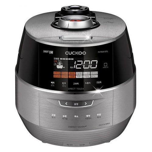 Nồi cơm điện tử áp suất kép cao tần Cuckoo CRP-PHTR0610FSM Bạc 1.08L