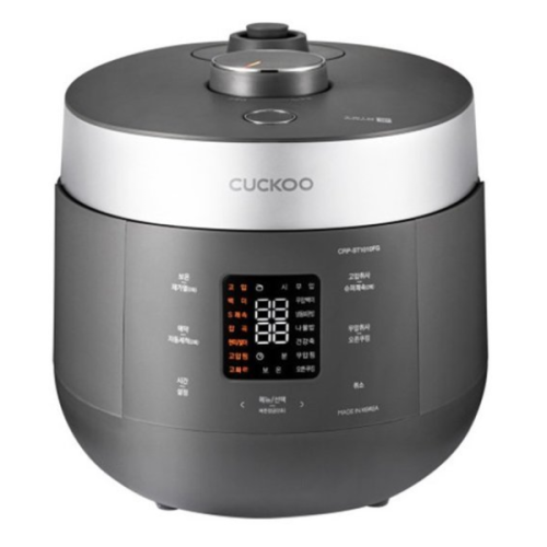 Nồi cơm điện tử áp suất kép Cuckoo CRP-ST1010FG Xám 1.8L