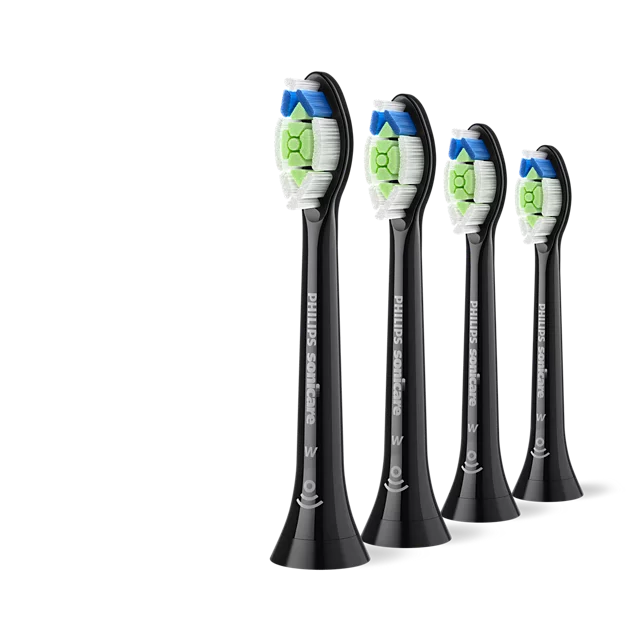 Bộ 2 Đầu / Bộ 4 Đầu Bàn Chải Điện W2 Philips Sonicare HX6062/14 (Trắng) & HX6064/91 (Đen)