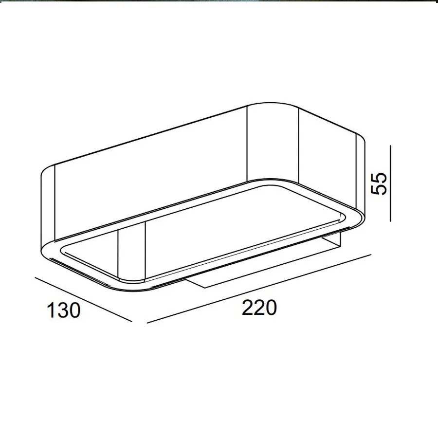 Đèn gắn tường ngoài trời LED Nanoco NBL2721 7W IP54
