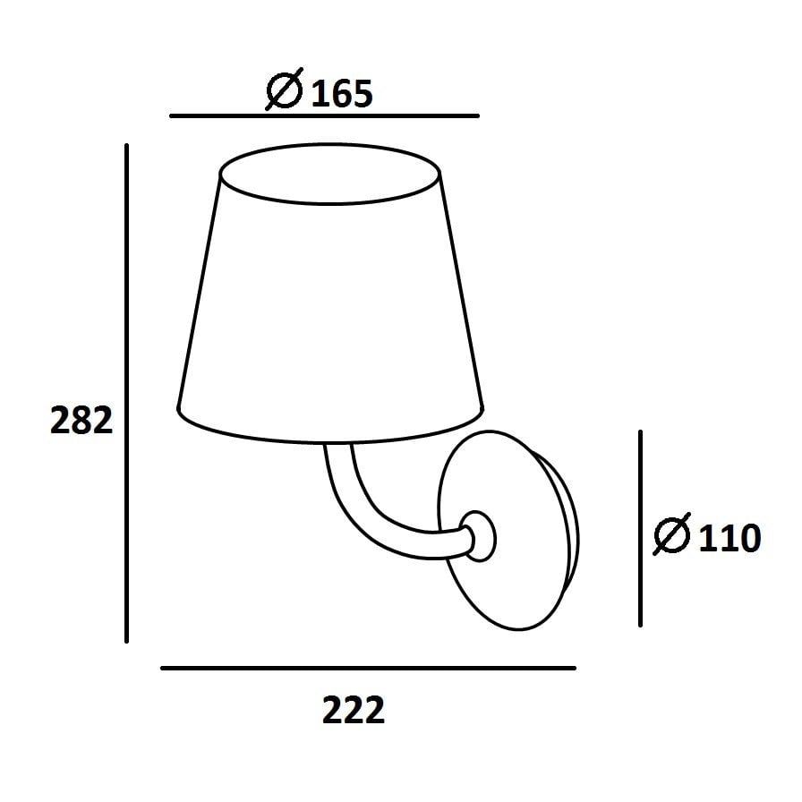 Đèn gắn tường trang trí ngoài trời Nanoco NBL1971 7W IP54