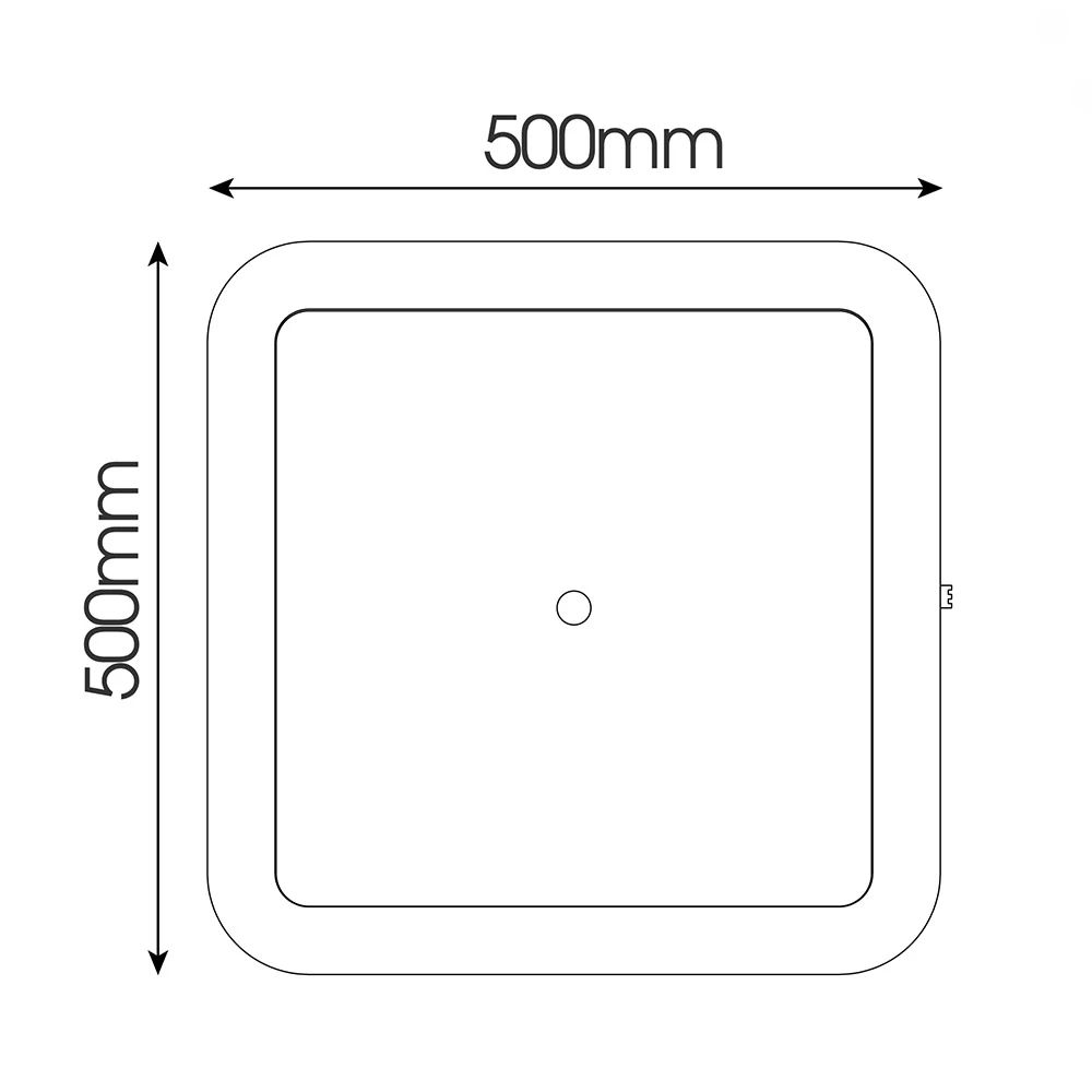 Đèn ngủ cảm biến Rạng Đông ĐN02.LS 65x65 0.3W ánh sáng 3000K