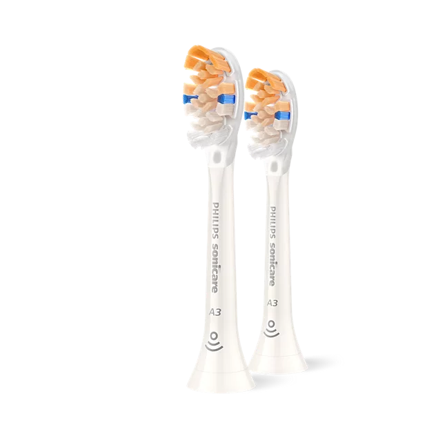 Bộ 2 Đầu Bàn Chải Điện A3 Philips Sonicare HX9092/91(Trắng) & HX9092/14 (Màu Đen)