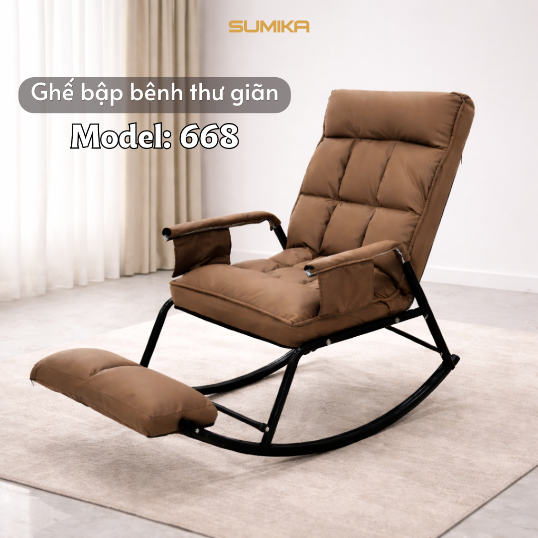 Ghế Bập Bênh Thư Giãn Sumika 668