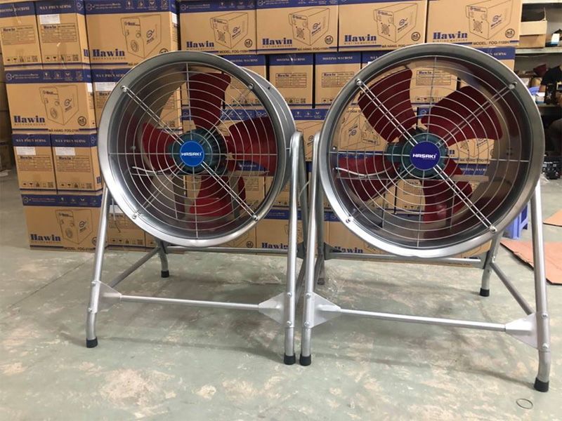Quạt công nghiệp tròn Hawinco DFG 40SM / DFG 40A- có chân
