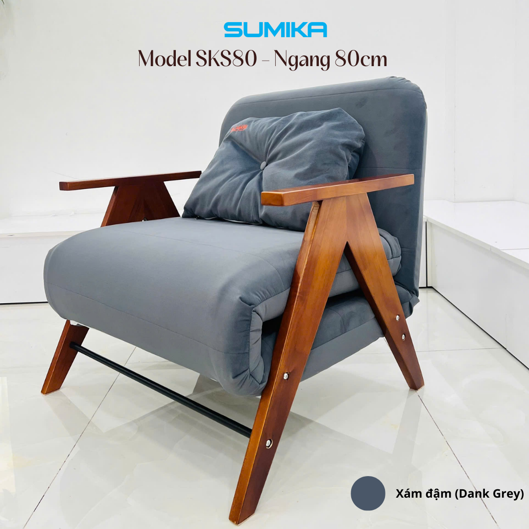 Ghế Sofa Giường Gấp Gọn Thông Minh SUMIKA SKS80
